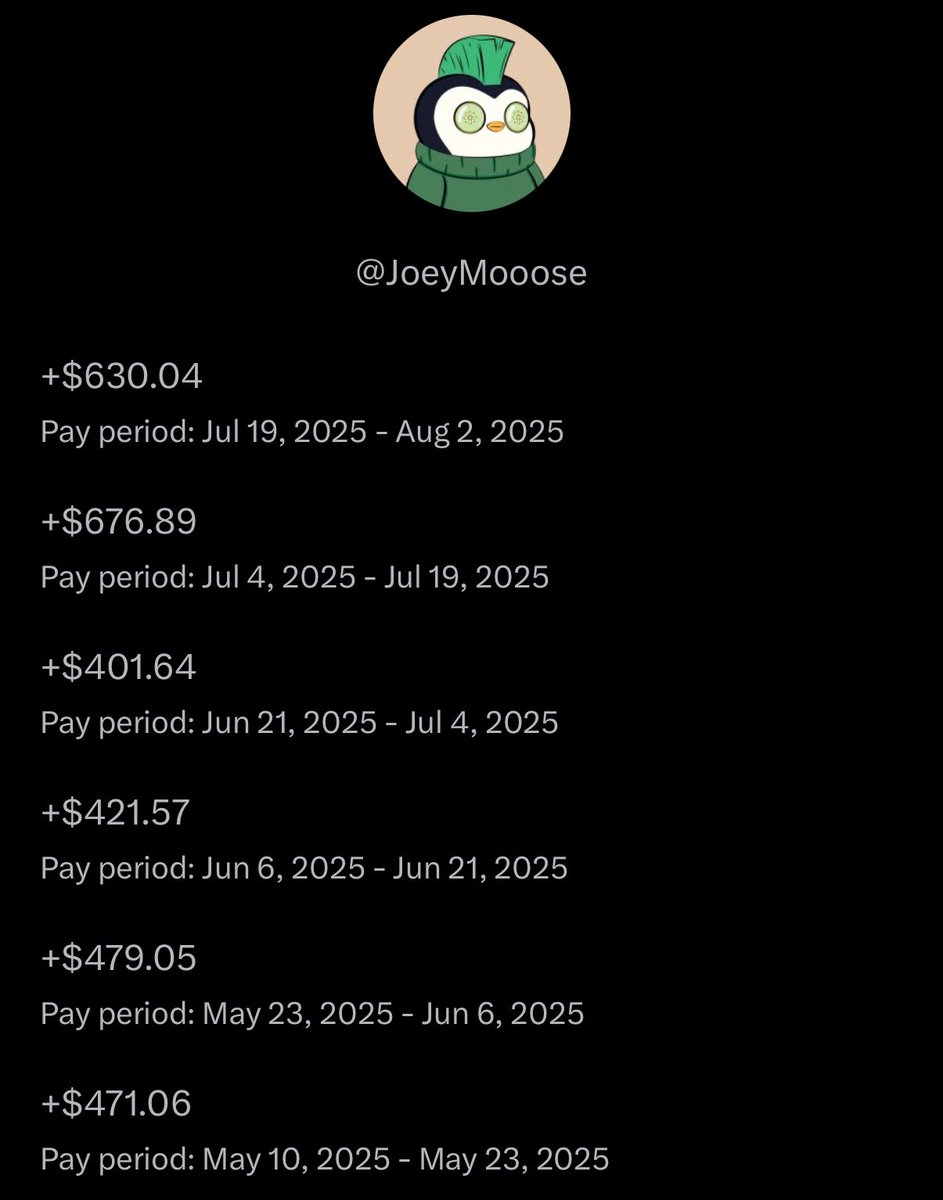 $3,000 for 2 months of being active on X.

Might just give it all away.