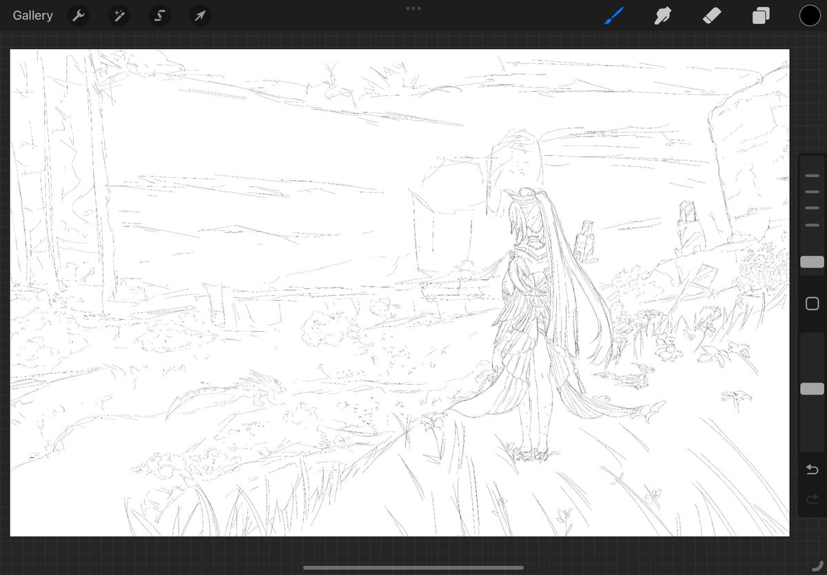 kokomi in enkanomiya sketch