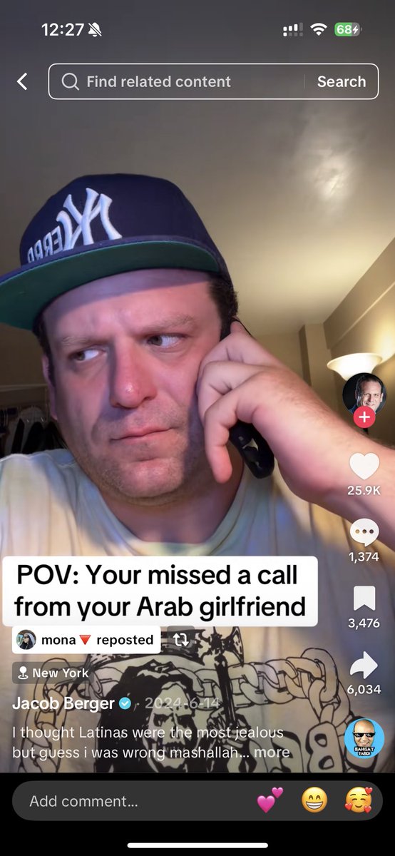 Like is this supposed to be normal?? a white Jewish guy starts supporting Palestine and then bases half of his content around fetishizing Arab women and we’re not supposed to call this out??