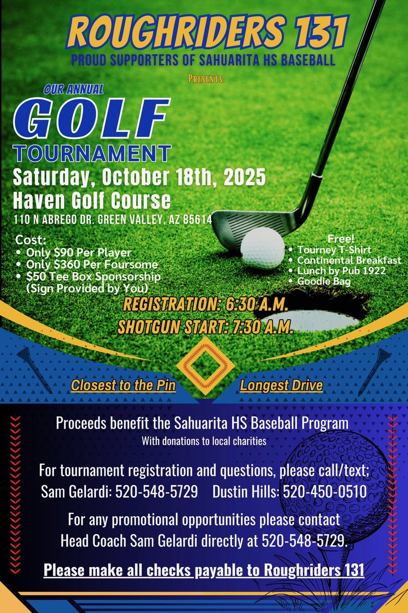SELLING OUT FAST ! RECORD 🏌️‍♂️⚾️REGISTRATIONS !! DON’T MISS OUT IN SUPPORTING YOUR SHS MUSTANG BASEBALL FAMILY !
