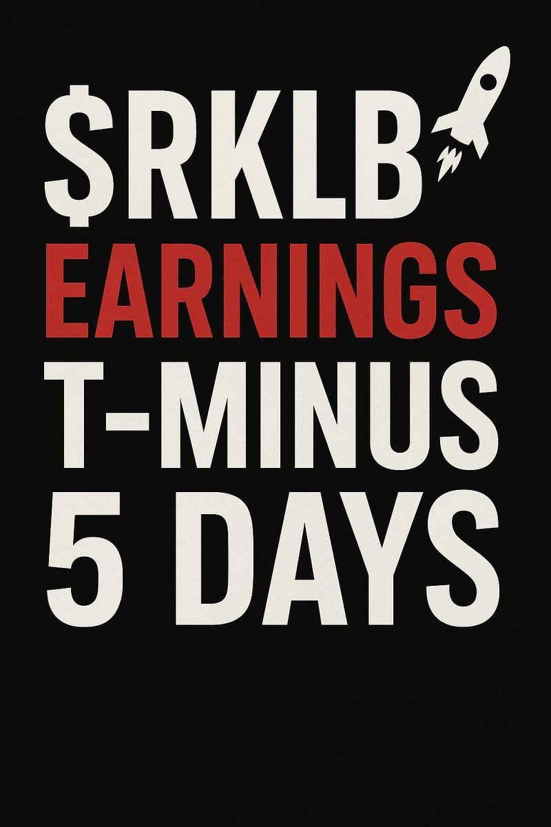 SpaceSector001's tweet image. $RKLB EARNINGS, T-MINUS 5 DAYS!
Neutron hardware is shipping. 
Electron cadence is strong.
Gov’t traction growing.
&quot;Return On Investment&quot; nearing activation. This isn’t hype, people. It’s execution! Pls share this news.
#RocketLab #SpaceStocks #Neutron #Q2Earnings #RKLB