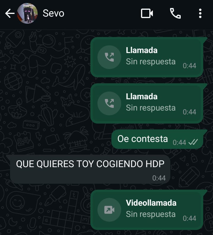 La conversación más normal con mi animador de confianza.