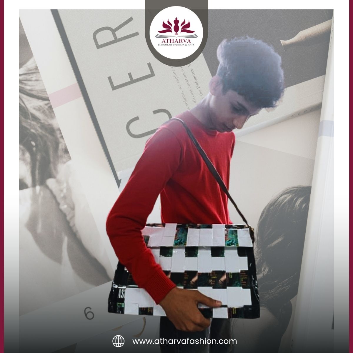 AsfaAtharva's tweet photo. From Pages to Purses! 
Turning old fashion magazines into eco-chic weave bags — where sustainability meets style! ♻️✨ 

#UpcycleInStyle #projectfriday #creativecampus #magazinebag https://t.co/0Ho4Kgw72W