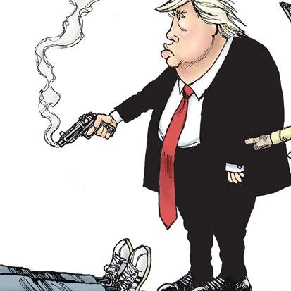 DJT is telling people that he didn't have Epstein killed.  Bet he'd say he didn't push Ivana down the stairs. Even though he has told people that he was thinking about pushing her down the stairs before she died. He believes he could shoot someone on 5th Ave &amp; get away with it.