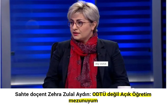 Kendisini ODTÜ mezunu gibi tanıtarak sahte doçentlik belgesiyle Aksaray Üniversitesi'nde profesör olan ancak sonradan lise mezunu olduğu tespit edilen Zehra Zülal Laçin'in yalnızca 1 yıl 3 ay hapis cezası aldığı ve cezasının geri bırakıldığı ortaya çıktı.