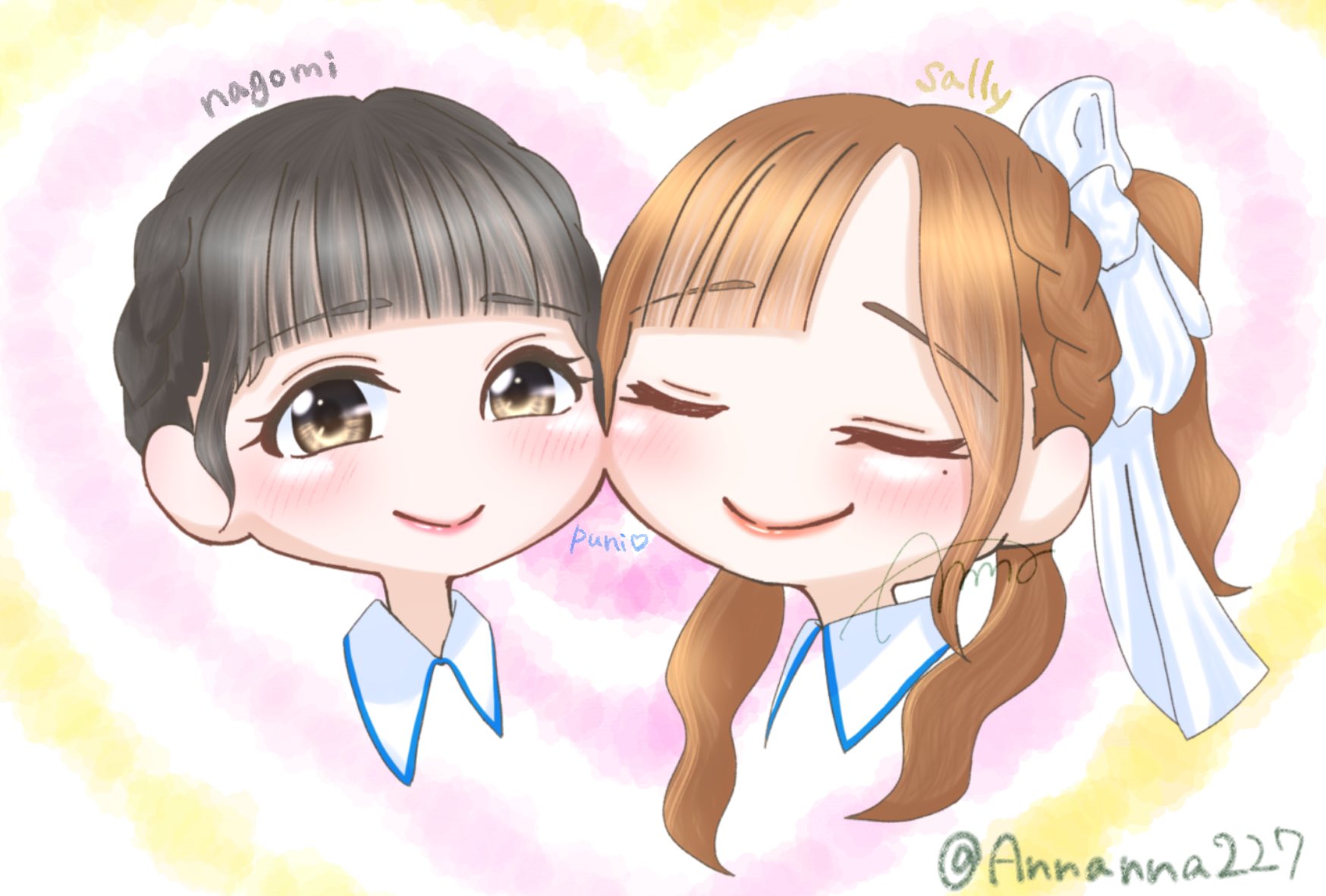 トンちゃん♡ an/アン】チェック柄/ ストレッチツイード/ フロントボタン