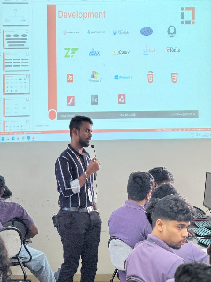 LITZTech's tweet image. Honored to be Guests at AJK College!

We had the incredible opportunity to deliver a guest lecture on &quot;Python with AI – Bridging Logic and Intelligence&quot; at AJK College of Arts and Science. 💻🤖

#CampusConnect #LearningTogether #Litztech