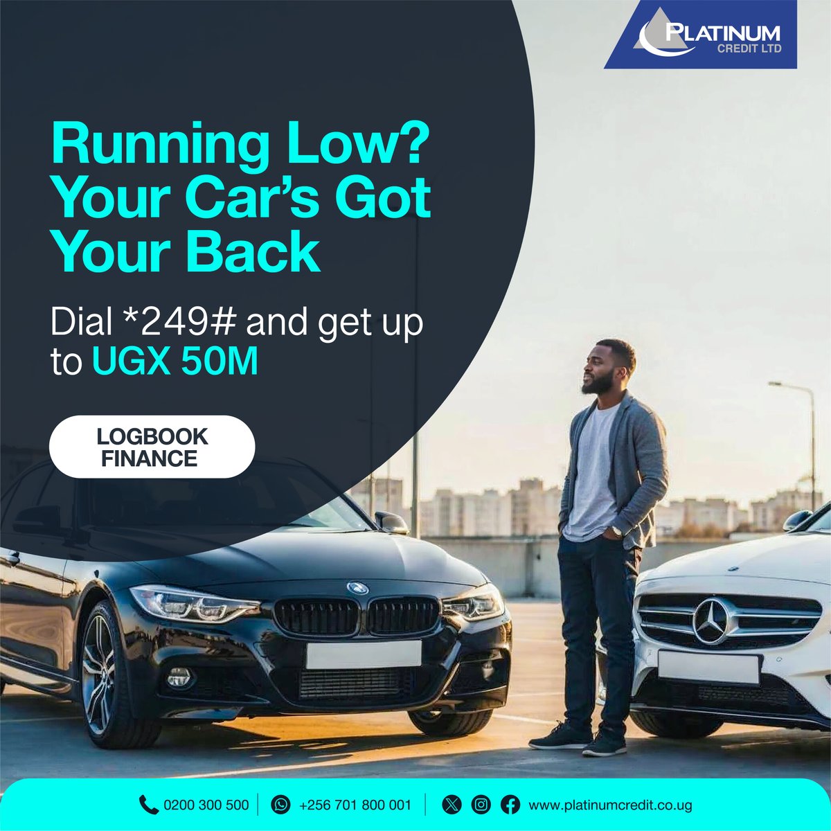Let your car cover the unexpected expenses. Get quick funds without selling it. 

Simply call us on 0200300500, WhatsApp us on 0741514494 or visit our website: 

platinumcredit.co.ug/logbook-financ…

#ThereWhenYouNeedUs #WhenTimeIsMoneyWeDeliver
