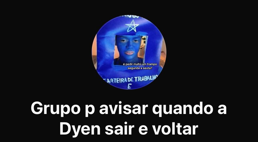 A foto do grupo da minha família (o núcleo da minha casa só)