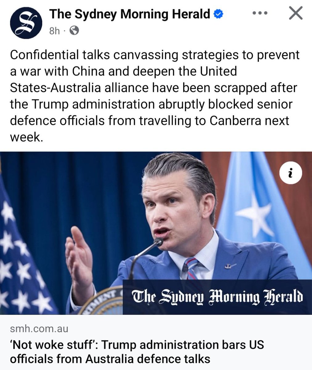 The special friendship is over and honestly, Trump is not to blame here.

I wouldn't trust Albo and Rudd either.