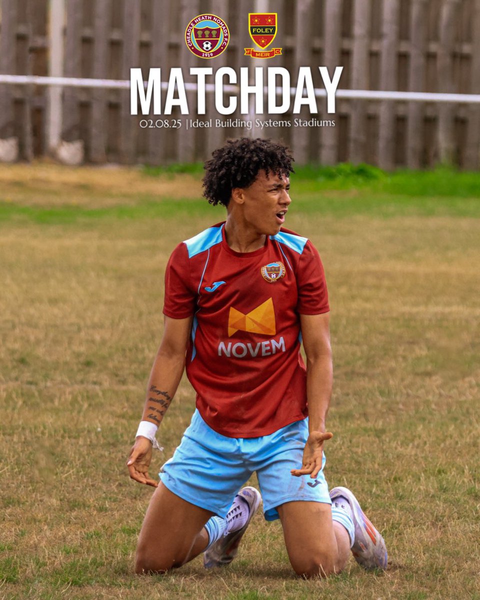 Cheadle Heath Nomads (@cheadlenomads) on Twitter photo Matchday 3️⃣
We’re back on home soil today as we take on <a href="/foley_fc/">Foley Meir FC</a> in our third fixture of the season. The lads are fired up and ready to battle for that crucial first win
🕢 3 PM KO
📍 Ideal Building Ststems Stadium
🎟️ Adults £6 | Concessions £3
#WeAreNomads Matchday 3️⃣
We’re back on home soil today as we take on <a href="/foley_fc/">Foley Meir FC</a> in our third fixture of the season. The lads are fired up and ready to battle for that crucial first win
🕢 3 PM KO
📍 Ideal Building Ststems Stadium
🎟️ Adults £6 | Concessions £3
#WeAreNomads