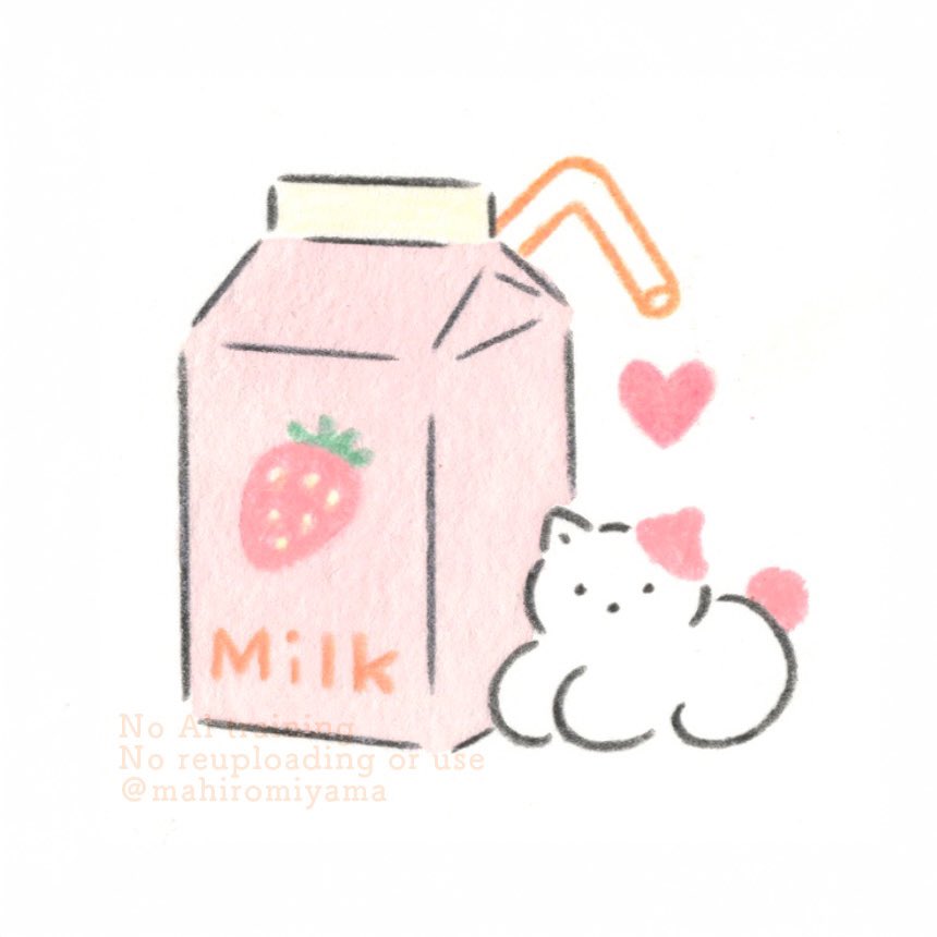 🤍𝕄𝕚𝕝𝕜 &amp; 𝔹𝕦𝕟𝕟𝕪🥛
#illustration  #イラスト