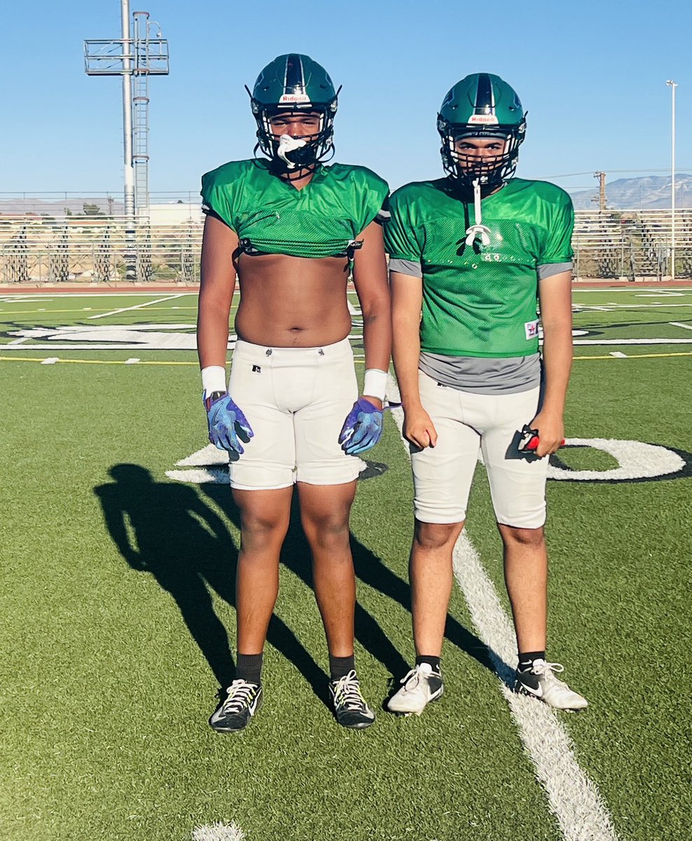 Not one but two Monster TE’s Weber St commit Terion Mathis and class of 27 Aiden Tanks. #TheVille can’t wait