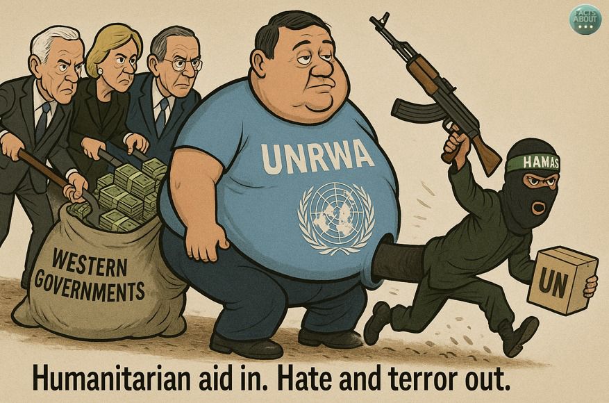 destinationXIX's tweet image. UNRWA isn’t the firefighter. It’s the arsonist.

It isn’t just tied to Hamas - it’s the engine behind every Palestinian terror group: Hamas, Islamic Jihad, the PFLP, even Fatah’s Al-Aqsa Brigades. It doesn’t fight extremism. It manufactures it.

As @EinatWilf lays out in The War