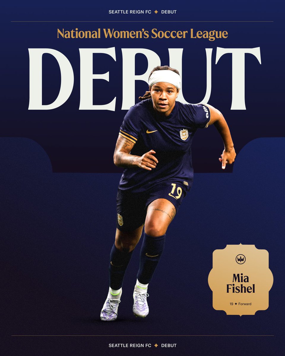 Seattle Reign FC (@reignfc) on Twitter photo Official Big Fish debut 🦈
Welcome to the <a href="/NWSL/">National Women’s Soccer League</a>, <a href="/miafishel10/">Mia Fishel</a>! 👏 Official Big Fish debut 🦈
Welcome to the <a href="/NWSL/">National Women’s Soccer League</a>, <a href="/miafishel10/">Mia Fishel</a>! 👏