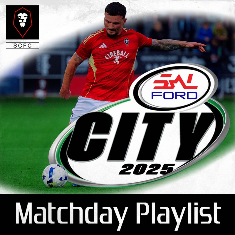 SalfordCityFC's tweet photo. Today's matchday playlist, It's in the game 🎮
#SALCRE