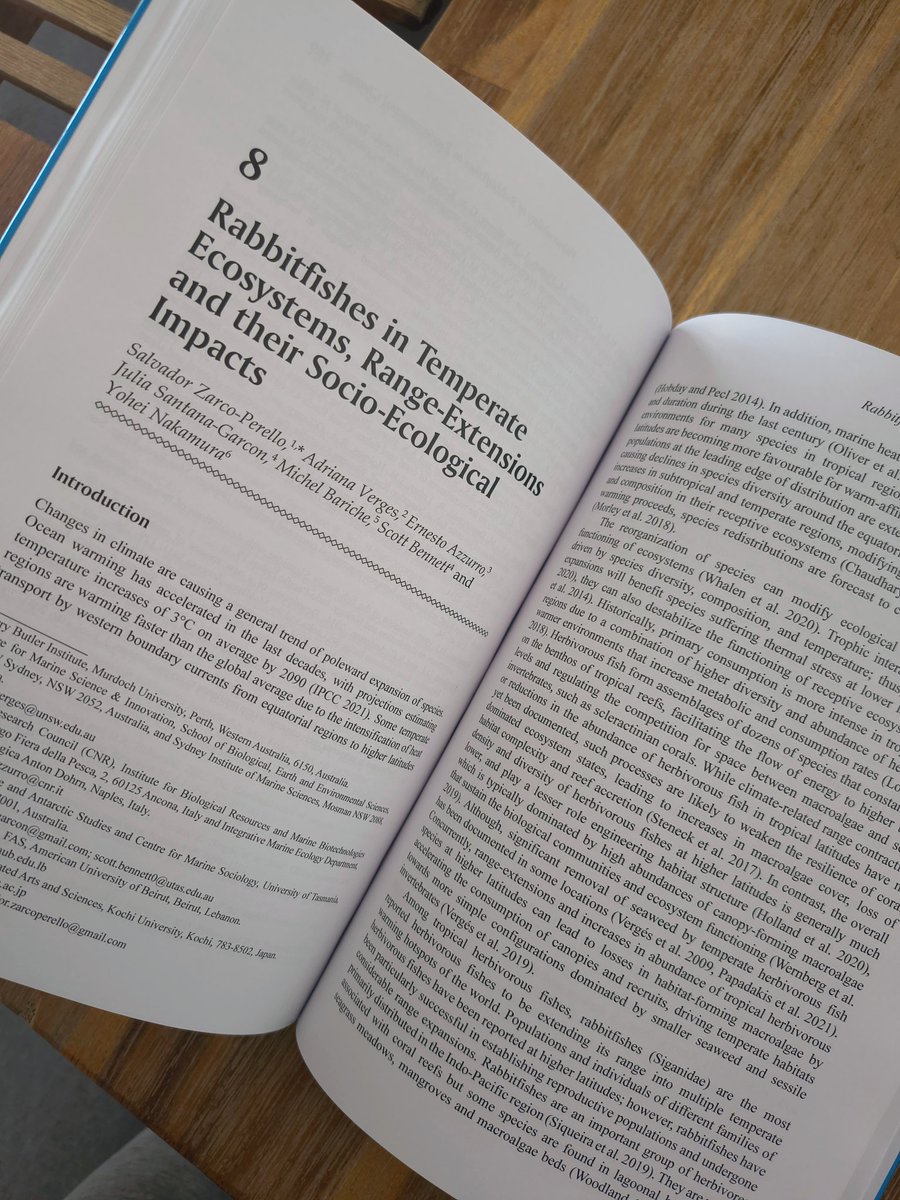 Salvador Zarco-Perello (@perellosz) on Twitter photo The Biology of Rabbitfishes book is out! In Chapter 8 colleagues and I shed light on the ecology of bunnyfishes (Siganidae) in climate changing temperate marine ecosystems #novelecosystems #herbivory #kelp #seagrass <a href="/MurdochUni/">Murdoch University</a> <a href="/adriatix/">Dr Adriana Vergés</a> <a href="/SBennett_131/">Scott Bennett</a>
routledge.com/Biology-of-Rab… The Biology of Rabbitfishes book is out! In Chapter 8 colleagues and I shed light on the ecology of bunnyfishes (Siganidae) in climate changing temperate marine ecosystems #novelecosystems #herbivory #kelp #seagrass <a href="/MurdochUni/">Murdoch University</a> <a href="/adriatix/">Dr Adriana Vergés</a> <a href="/SBennett_131/">Scott Bennett</a>
routledge.com/Biology-of-Rab…