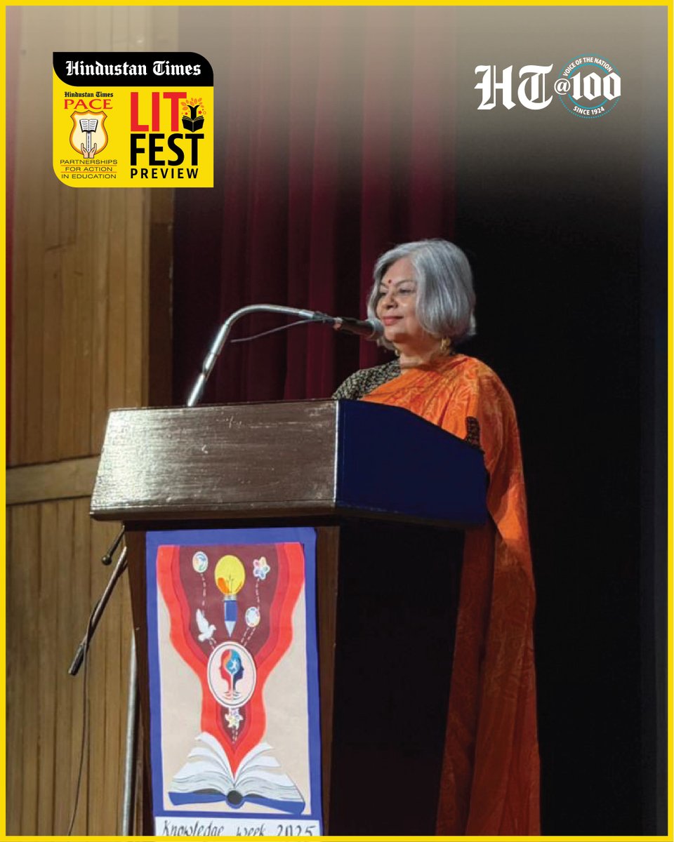 htTweets's tweet photo. From tackling the question “Can creative writing be taught?” to demystifying how stories are structured and developed, students were treated to a hands-on masterclass in the art of crafting compelling narratives.
#HTLitFest #HTLitFestPreview #AuthorInteraction #HTPACELitFest #HTPACELitFestPreview | @htschooltweets @sutapabsu20