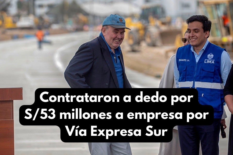 _AguilarVictor's tweet image. Alerta @FiscaliaPeru. Ante denuncia publicada por @ensustrece, gestión López Aliaga admite que contrató a dedo a empresa por S/53 millones para obra Vía Expresa Sur, argumentando situación de “emergencia”.
Ex gerente de logística de EMAPE afirma que fue obligado a renunciar por…