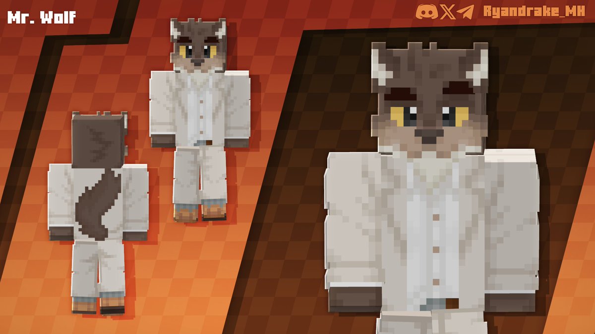 Mr. Wolf - Bad Guys 

Free Download:
ko-fi.com/s/5efb130671

Order your own:
ko-fi.com/c/45da7213da

Your retweets mean a lot to me. Thank you!

#minecraft #minecraftskin #TheBadGuys #TheBadGuys2 #MrWolf