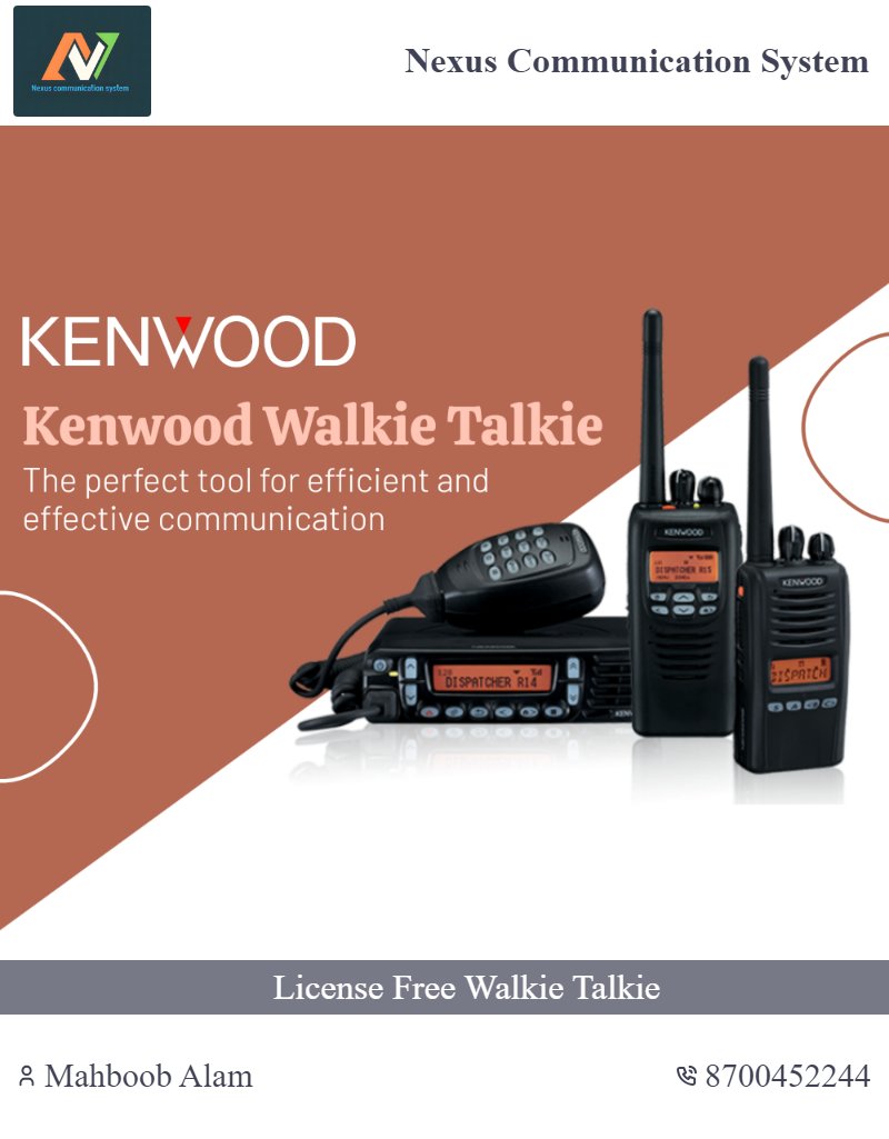 Nexus Communication System (@nexuswalkie) on Twitter photo 