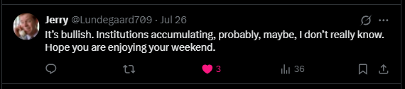 The 52.8% of you that voted bearish are doofuses!
Only one person responded correctly.

Send this to a doofus you know that keeps crying about dark pools even though they don't know anything about dark pools. And go check the data out for yourself if you still don't believe me.