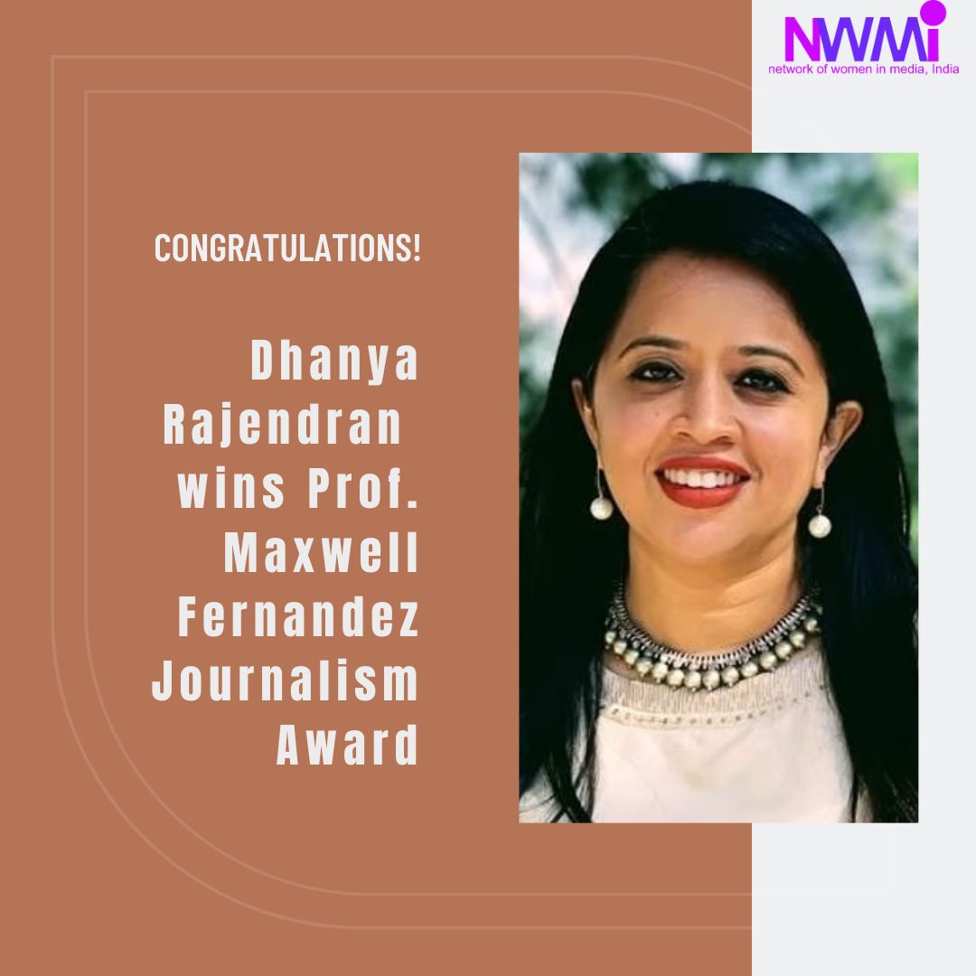 NWMIndia (@nwm_india) on Twitter photo Congratulations <a href="/dhanyarajendran/">Dhanya Rajendran</a>, for getting the Prof. Maxwell Fernandez Journalism Award. The award is a recognition of her role in spearheading <a href="/thenewsminute/">TheNewsMinute</a> as a credible news platform which effectively harnesses new media technologies.
nwmindia.org/network-news/d… Congratulations <a href="/dhanyarajendran/">Dhanya Rajendran</a>, for getting the Prof. Maxwell Fernandez Journalism Award. The award is a recognition of her role in spearheading <a href="/thenewsminute/">TheNewsMinute</a> as a credible news platform which effectively harnesses new media technologies.
nwmindia.org/network-news/d…