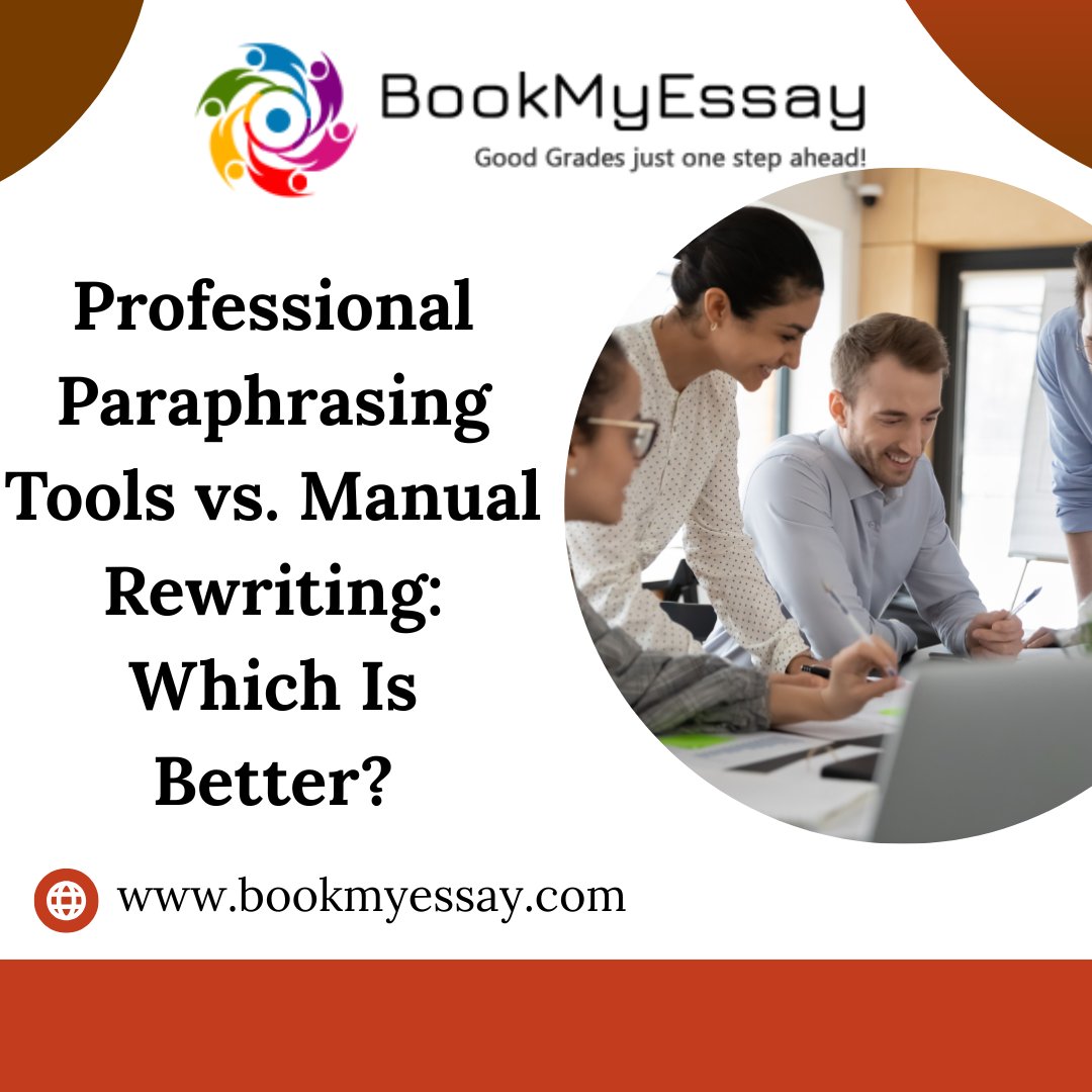 Book_My_Essay's tweet image. Struggling to rephrase your content? Try BookMyEssay’s Professional Paraphrasing Tool for clear, accurate, and plagiarism-free writing.
Read More: bookmyessay.com/professional-p…
#ParaphrasingTool #ContentWriting #BookMyEssay #AcademicHelp #WritingTool #PlagiarismFree #RewriteSmart