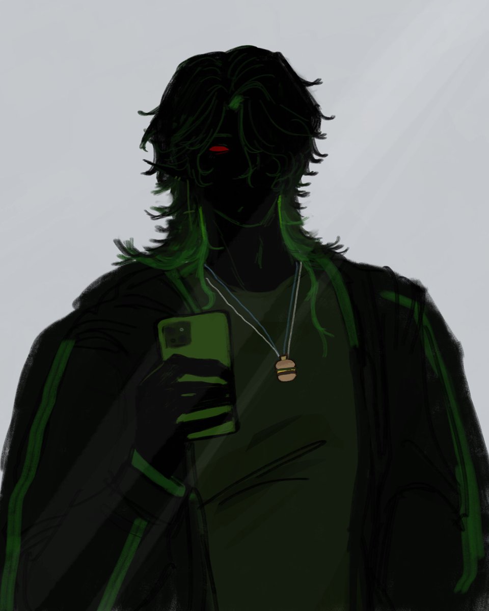 crystal_th49325's tweet image. Thai au |  Evil egg took a picture of his new hairstyle for his lover. #1x1x1x1forsaken  and anyways #coolkidd (Just want to show yall how adorable he was)