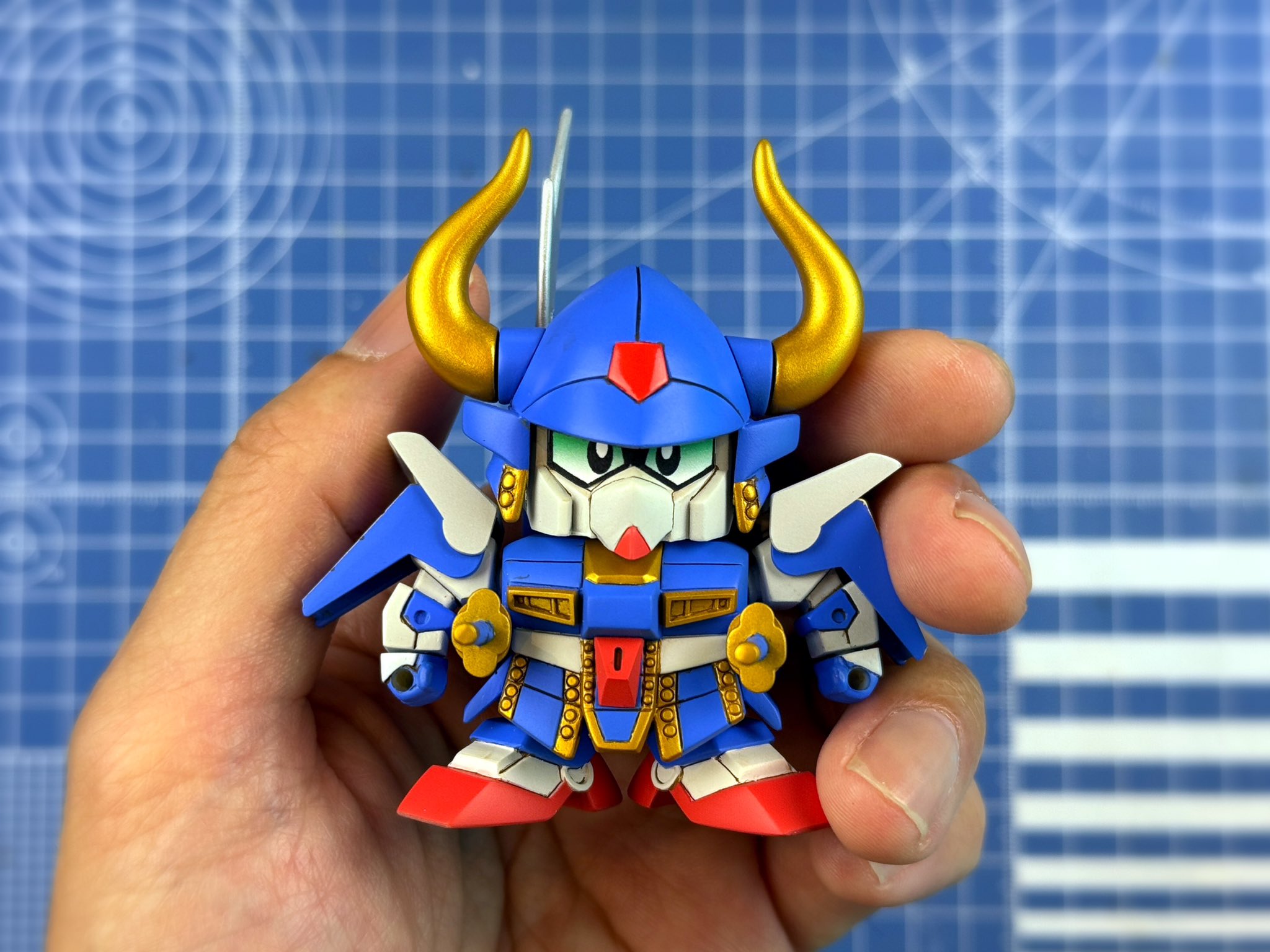 ガン消し　青　インディーガンダム、ティラノザク 青の部隊 ディザートザク｜103さんのガンプラ作品｜GUNSTA