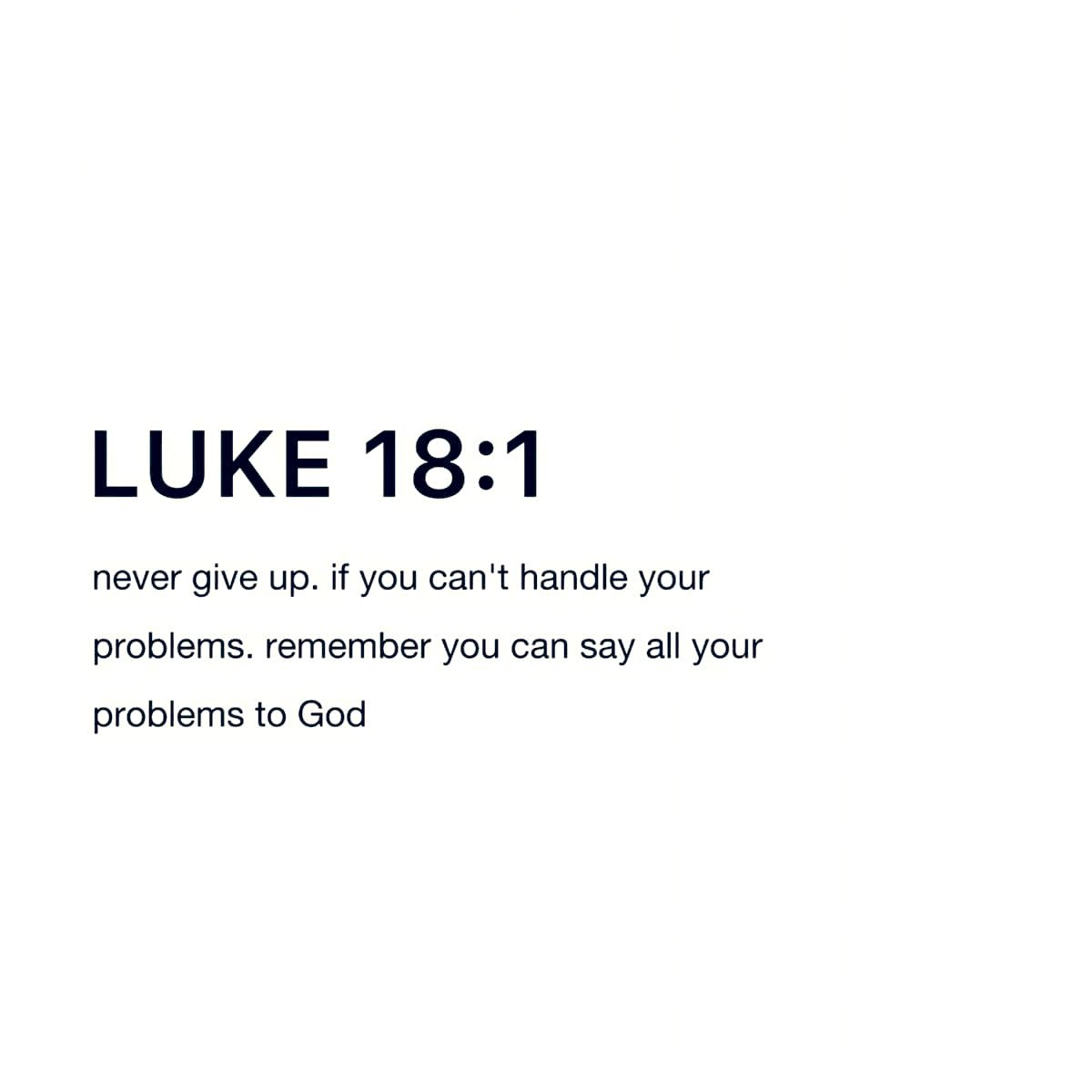 Luke 18:1