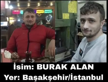 85 milyon ekranda bu caniyi dört tarafı kapalı bir odada görsün…

Sonra içeri polis ya da asker girsin, teröristi duvardan duvara  yapıştırsın, ağzını yüzünü kan içinde bırakılsın.

Ancak ancak o zaman içimiz biraz rahatlar. 
*
#BurakAlanTutuklansın
 #cezveiçinadalet
 #cumartesi