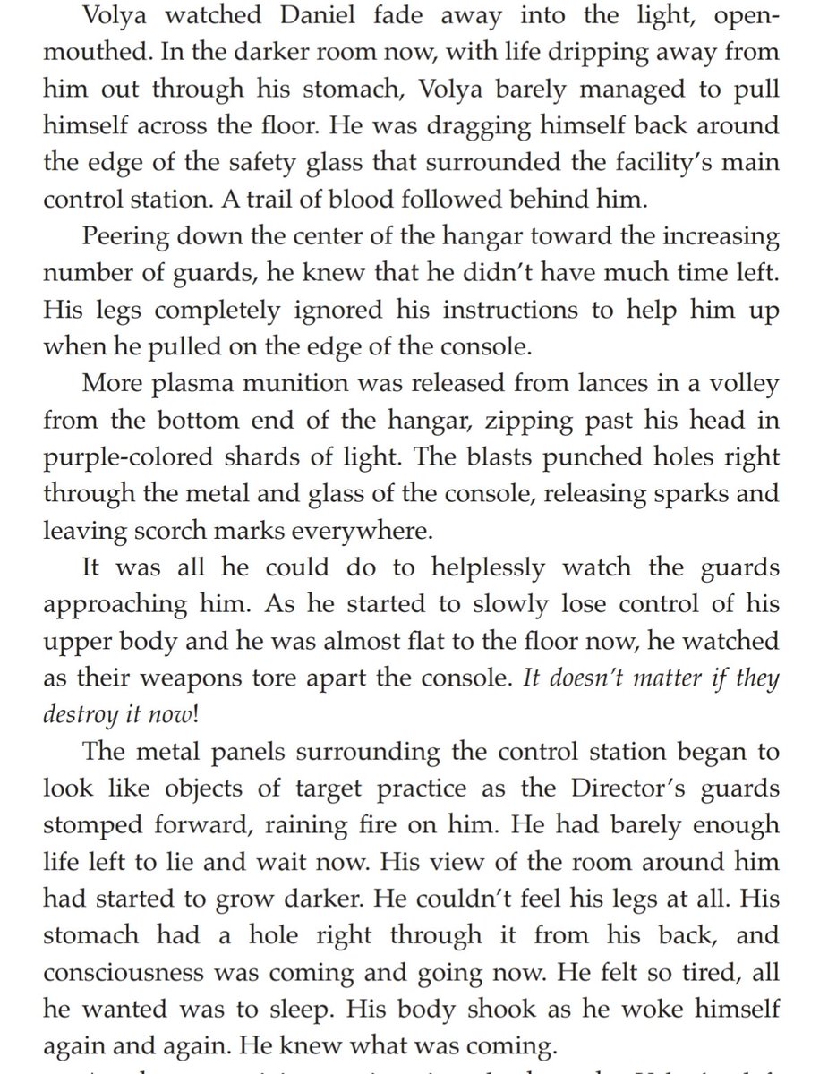 Wayne M. Bailey (writer) (@wayneukwriting) on Twitter photo An excerpt from The Mars Migration, it's quite action packed around this chapter, if I do say so myself. 
I'm not big-headed at all, I have imposter syndrome a lot. But there are certain parts of the book that I am quite proud of, and really enjoyed writing. 
#scifi #scifibooks An excerpt from The Mars Migration, it's quite action packed around this chapter, if I do say so myself. 
I'm not big-headed at all, I have imposter syndrome a lot. But there are certain parts of the book that I am quite proud of, and really enjoyed writing. 
#scifi #scifibooks