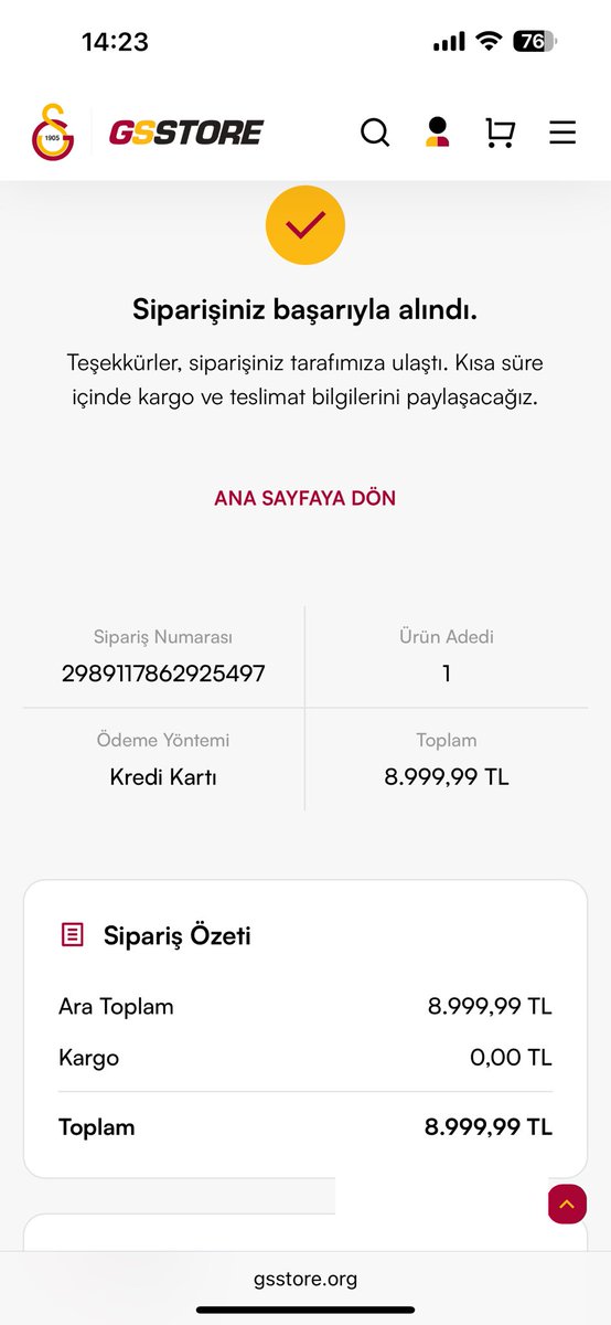 Baktımki satışlar yavaş gidiyor 1 tanede çocuga aldım… <a href="/GalatasaraySK/">Galatasaray SK</a> <a href="/GSStore/">GSStore</a>