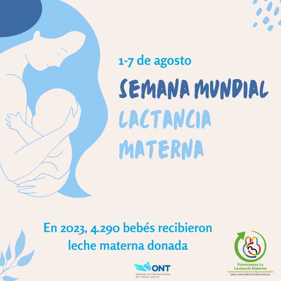 ONT_esp's tweet photo. 👩‍🍼 ¡Feliz semana a las donantes de leche! La leche materna es una sustancia de origen humano, de acuerdo con el nuevo reglamento de la #UE. Sus #donantes están protegidas por ello. Desde la @ONT_esp nos sumamos a la #SemanaDeLaLactanciaMaterna impulsada por la @WHO https://t.co/oCZrKjinhP