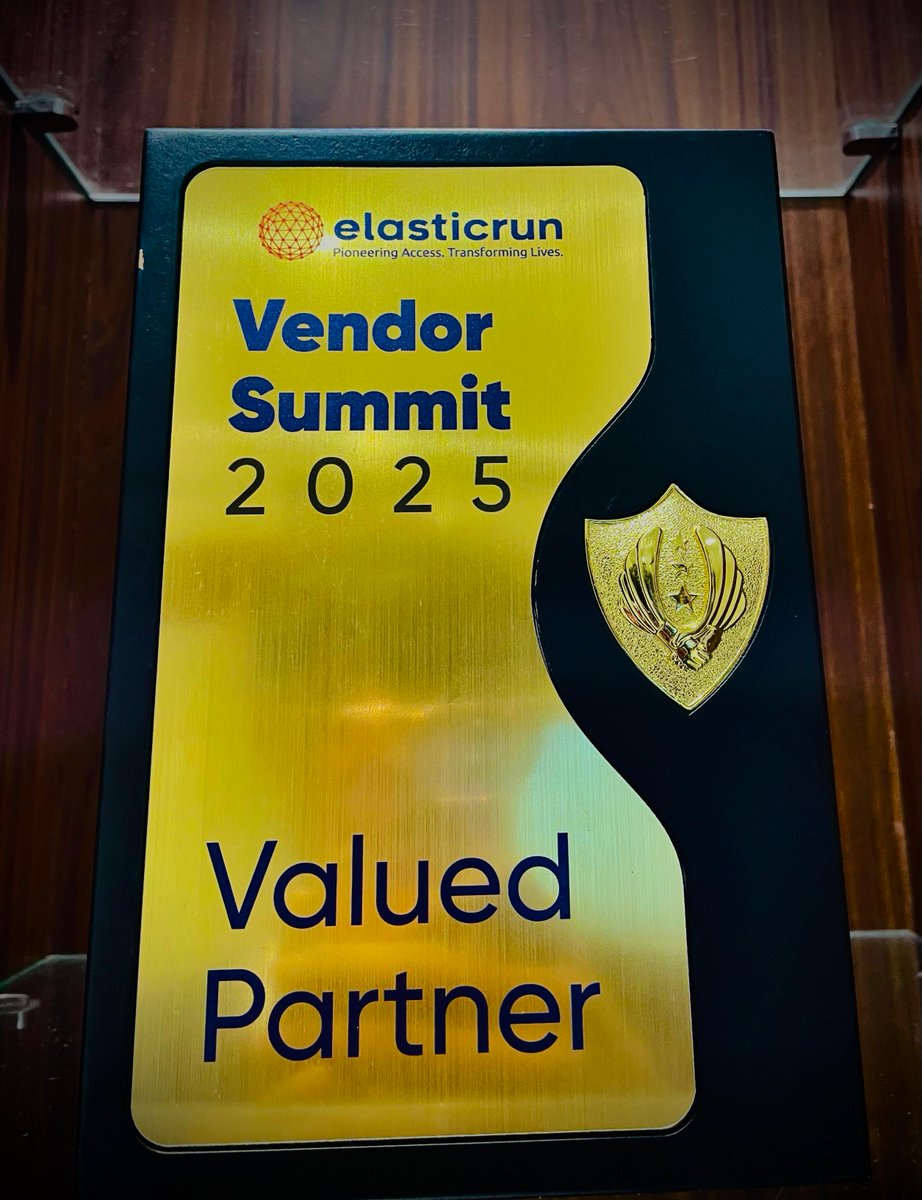 pattolikapvtltd's tweet image. Big win! 🏆
Pattolika is proud to be recognized as a Valued Partner at the #ElasticRun Vendor Summit 2025.
Grateful for the trust and collaboration! 🚀
#AwardWinning #Pattolika #VendorSummit #Gratitude #BusinessGrowth