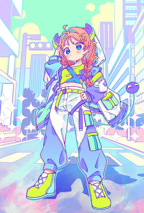 DAY86 難産でした… #イラスト