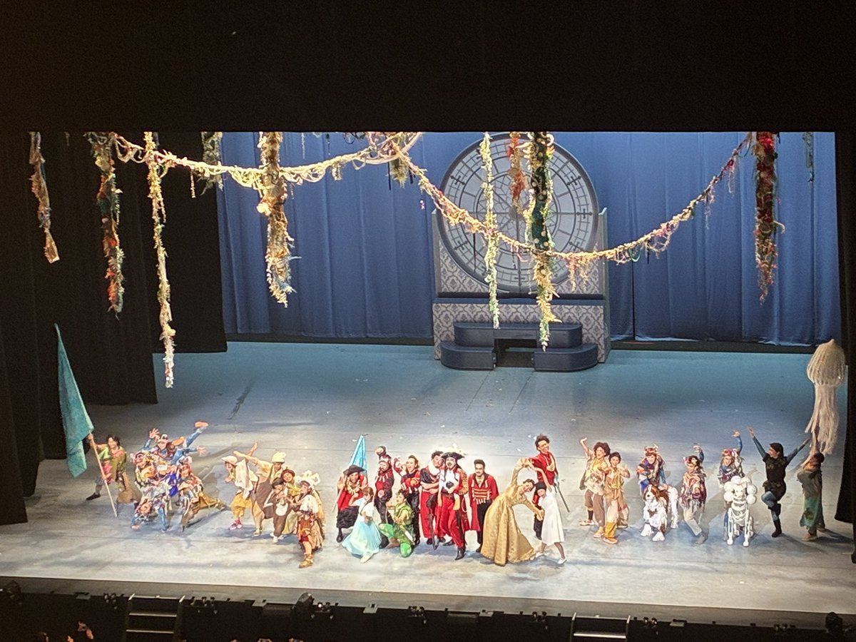 悔しいくらい素敵だった！
3階の最後列まで、子どもたちに作品が届いてた✨
#ピーターパン