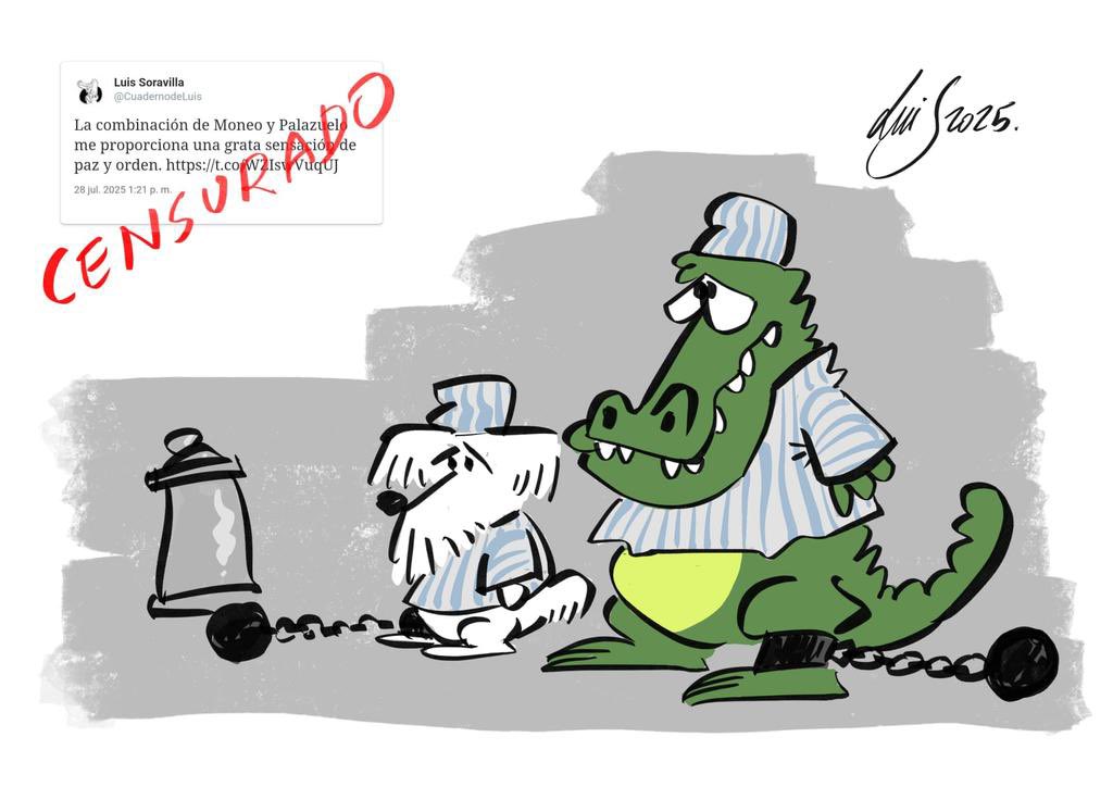 Hola <a href="/XEspana/">X España</a>, ¿cuándo pensáis devolver la cuenta a <a href="/CuadernodeLuis/">Luis Soravilla</a>, injustamente baneada?