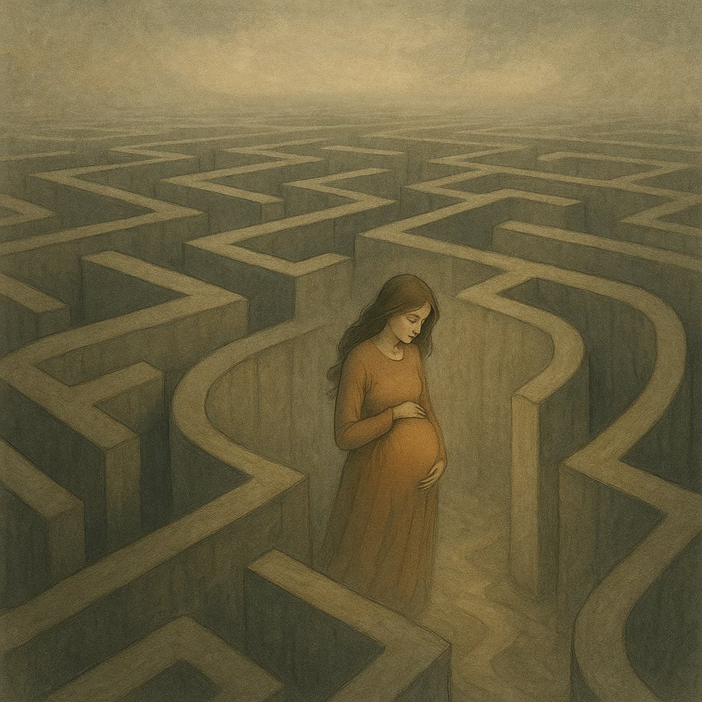 الحامل محاطة بمخاوف كثيرة،
الخوف من الولادة أهونها
تخاف على صحة جنينها، وعلى مستقبله 
تخاف من مسؤولية الأمومة،
من شعور بالذنب إن عادت إلى العمل
من زوجٍ يتوق لطفلٍ ذكر

مخاوف لا تُقال في العيادة
لكنها تُرى في ملامحها ونبرة صوتها
الطبيب الحقيقي هو من يتفهّمها، ويساعدها تجتازهم. 🌸