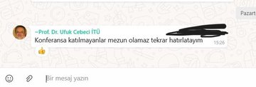 Geçtiğimiz gün, bir Endüstri Mühendisliği öğrencisi bitirme tezinde hocasının kendisine karşı uyguladığı baskıyı paylaştı. Akademide piyasalaşmanın vardığı çirkinlik seviyesini gözler önüne seren bu olayda; tez danışmanlığını üstlenen Prof. Dr. Ufuk Cebeci’nin öğrencilerinin önce