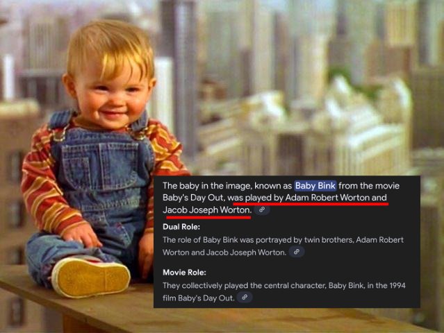 My whole childhood was a lie… there were TWO babies in Baby's Day Out?! 😭👶👶
