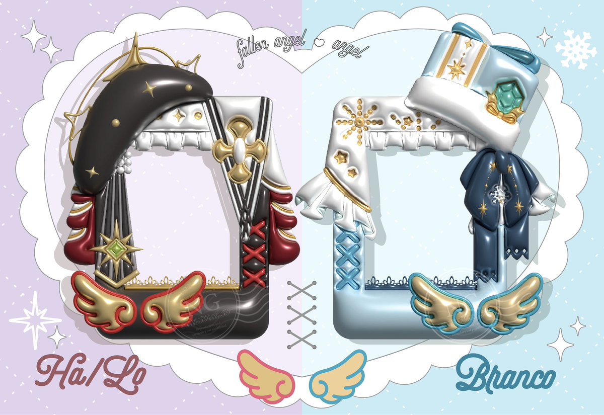 mike39mike39's tweet image. ﾊﾛとﾌﾞﾗﾝｺイメージでぷくぷくフレーム作りました ໒꒱·°.*･ﾟ

※二次創作