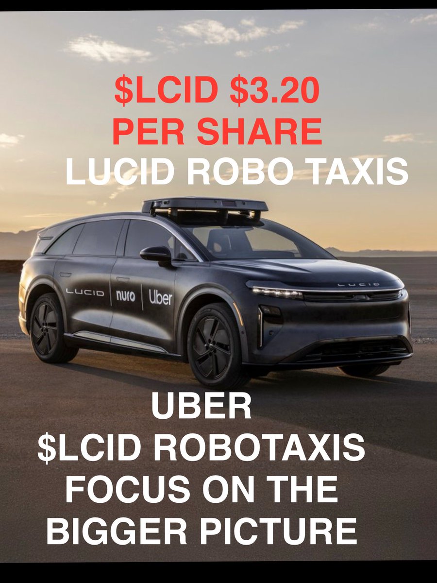 BezosCrypto's tweet image. $LCID
I PREDICT $UBER WILL DEPLOY
$LCID ROBOTAXIS IN MORE THAN 70 COUNTRIES
UBER ride-hailing platform
the largest such company in the world
w/ operations in 70 countries
creating long term collaboration potential
$Uber $300M Investment into $LCID
Indicates Longterm Partnership