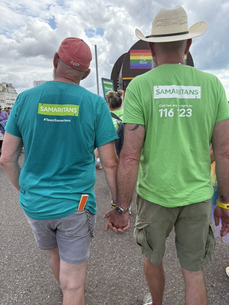 Love is love #brightonpride2025 🏳️‍🌈 #Samaritans