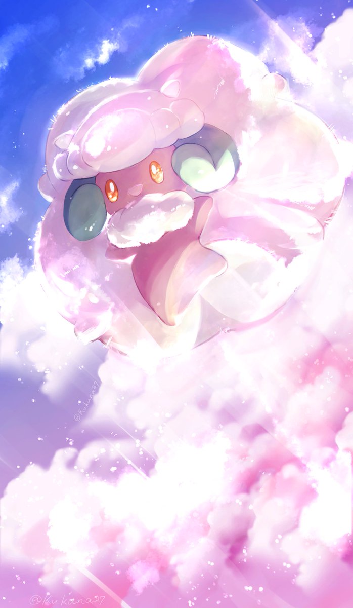 Kukuna27's tweet photo. エルフーン : Whimsicott https://t.co/aerfJ99o6Y