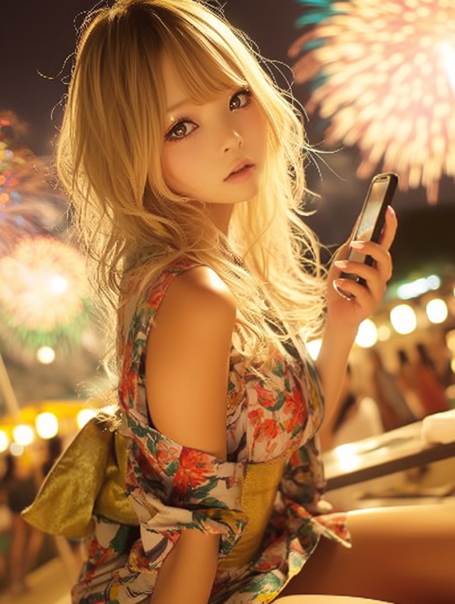 花火大会　
岡崎