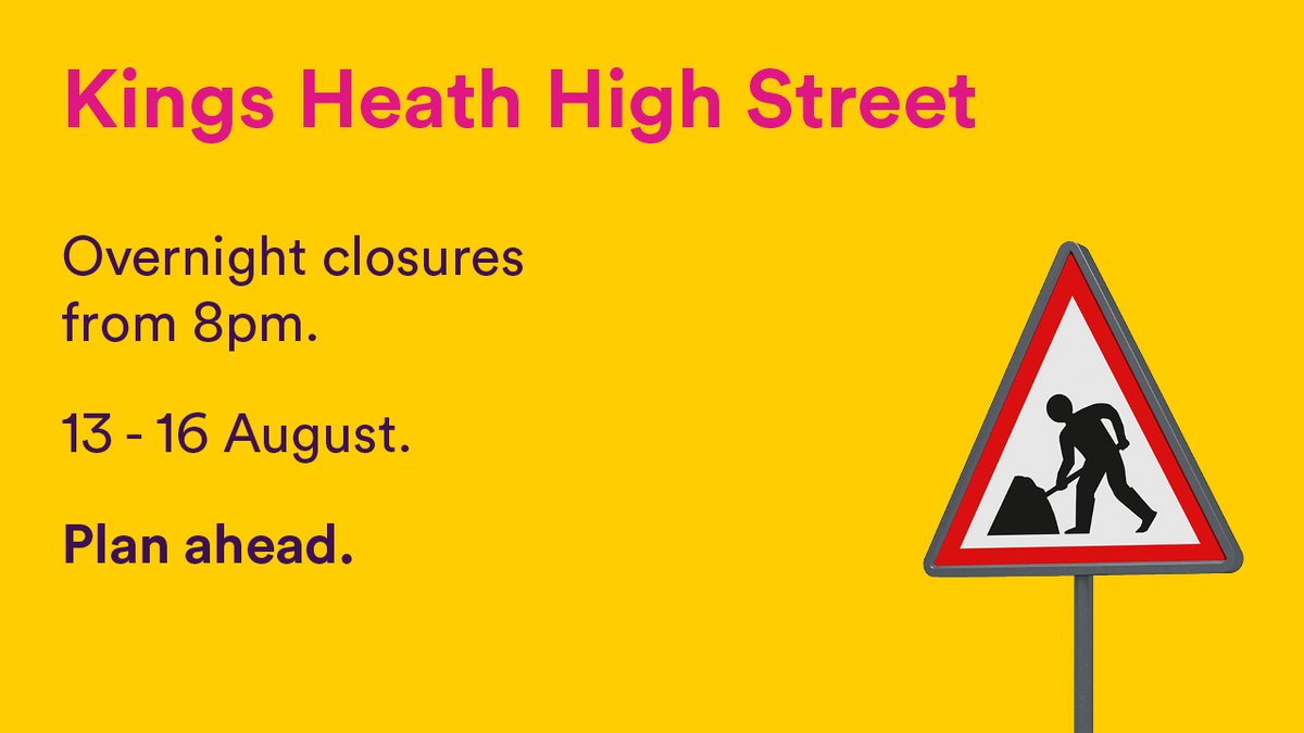 West Midlands Roads (@wmroads) on Twitter photo 📢 Advance Notice – Road Resurfacing Works
📍High Street, Alcester Road, and Valentine Road from 13 to 16 August, between 8pm and 6am.
🚧 Temporary traffic management will be in place – expect potential delays
ℹ️ Read more : orlo.uk/vl45P
<a href="/enjoykingsheath/">enjoykingsheath</a> 📢 Advance Notice – Road Resurfacing Works
📍High Street, Alcester Road, and Valentine Road from 13 to 16 August, between 8pm and 6am.
🚧 Temporary traffic management will be in place – expect potential delays
ℹ️ Read more : orlo.uk/vl45P
<a href="/enjoykingsheath/">enjoykingsheath</a>