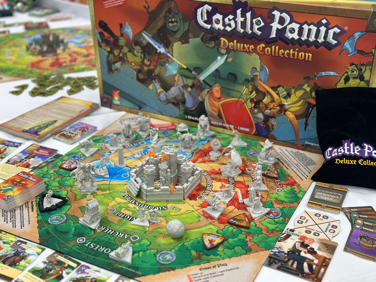 Made it half-way through #GenCon2025! Got to play some new prototypes like Taproot, saw some amazing productions of deluxe games like Castle Panic and Battle Monsters, and ended the evening with a game of Propolis. Tons of fun!

 #boardgames #cardgames #tabletopgames #gamenight