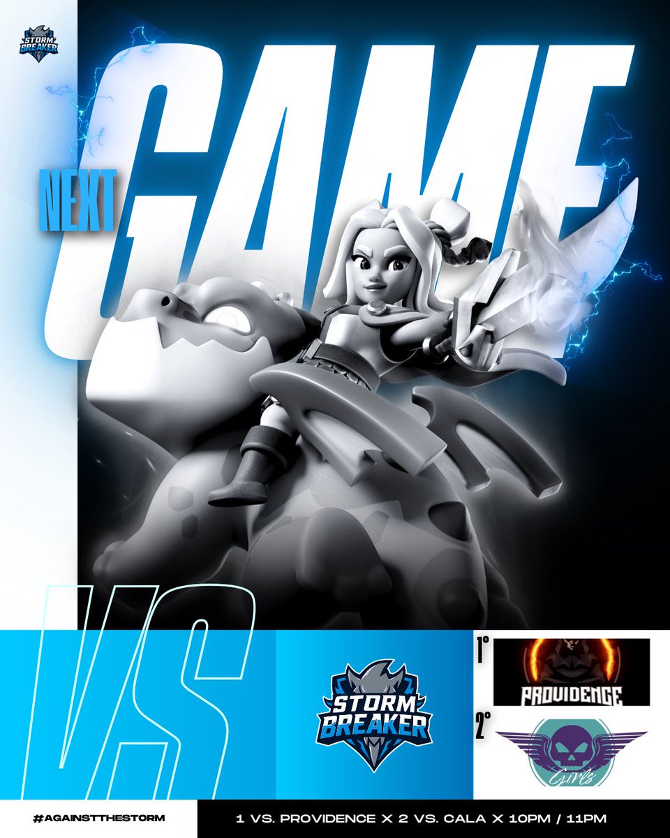 Stormbreaker (@crstormbreaker) on Twitter photo #CR | MATCHDAY
๐
| Saturday 02.08.25
โฐ| 22:00 CEST
๐| <a href="/HILeagueCR/">Hades Inferno League</a>
๐| Group Stage
๐๏ธ| <a href="/Providence_CR/">PROViDENCE ESPORTS</a>
โฐ| 23:00 CEST
๐| <a href="/cr_amg/">AMG Squad CR</a>
๐| Group Stage
๐๏ธ| <a href="/CalaveritasGirl/">Calaveritas Girls</a>
#Stormbreakers #ClashRoyale #Matchday #CR | MATCHDAY
๐
| Saturday 02.08.25
โฐ| 22:00 CEST
๐| <a href="/HILeagueCR/">Hades Inferno League</a>
๐| Group Stage
๐๏ธ| <a href="/Providence_CR/">PROViDENCE ESPORTS</a>
โฐ| 23:00 CEST
๐| <a href="/cr_amg/">AMG Squad CR</a>
๐| Group Stage
๐๏ธ| <a href="/CalaveritasGirl/">Calaveritas Girls</a>
#Stormbreakers #ClashRoyale #Matchday